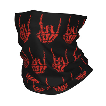 Rock & Skull Graphic Tube Bandana Neck Gaiter – Unisex Face Cover & Balaclava | 24 Designs